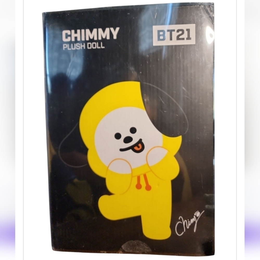 Official BTS BT21 Chimmy Jimin Plush 11" Doll Standing Line Friends Original - Picture 2 of 6